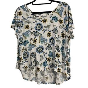 J Jill Floral Top Size Large